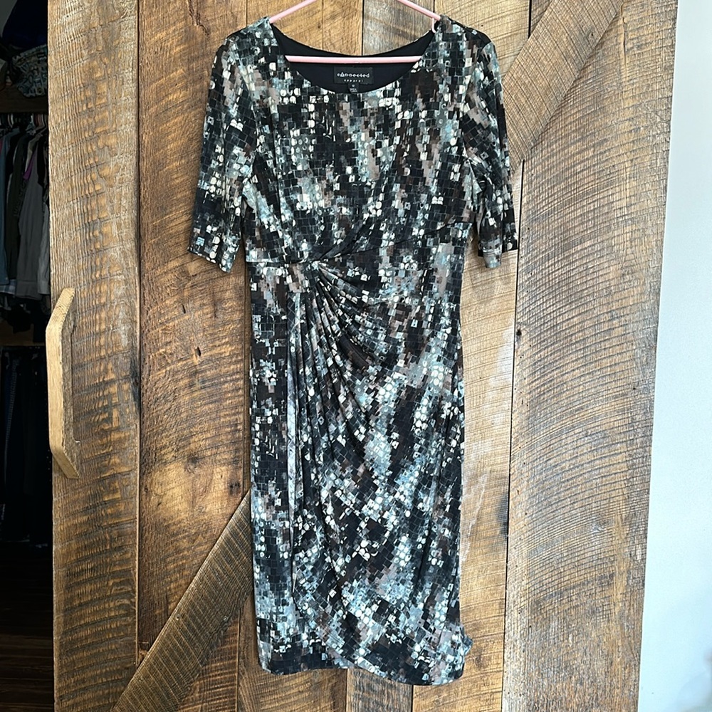 Connected Women's Sarong-Style Sheath Dress size 12 E26
